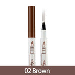 Waterproof Microblading Pen Paint For Eyebrow Tattoo Pen 4 Heads Liquid Eye Brow Makeup Ink Pencil Beauty Cosmetic Long Lasting