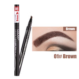 4Color Liquid Eyebrow Enhancer Eyebrow Tattoo Pen Sketch Waterproof Eyebrow Pencil 4 Head Long-lasting Eye Makeup