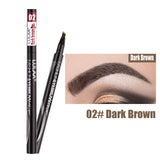 4Color Liquid Eyebrow Enhancer Eyebrow Tattoo Pen Sketch Waterproof Eyebrow Pencil 4 Head Long-lasting Eye Makeup
