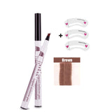 1Pcs Women Makeup Sketch Liquid Eyebrow Pencil  Waterproof Brown Eye Brow Tattoo Dye Tint Pen Liner Long Lasting Eyebrow