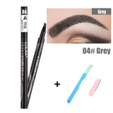 Lulaa Liquid Eyebrow Pencil Easy to Wear Microblading Pen Waterproof Henna Tint Eyebrows Tattoo Pen 4 Head Fork Eye Brow Pencil